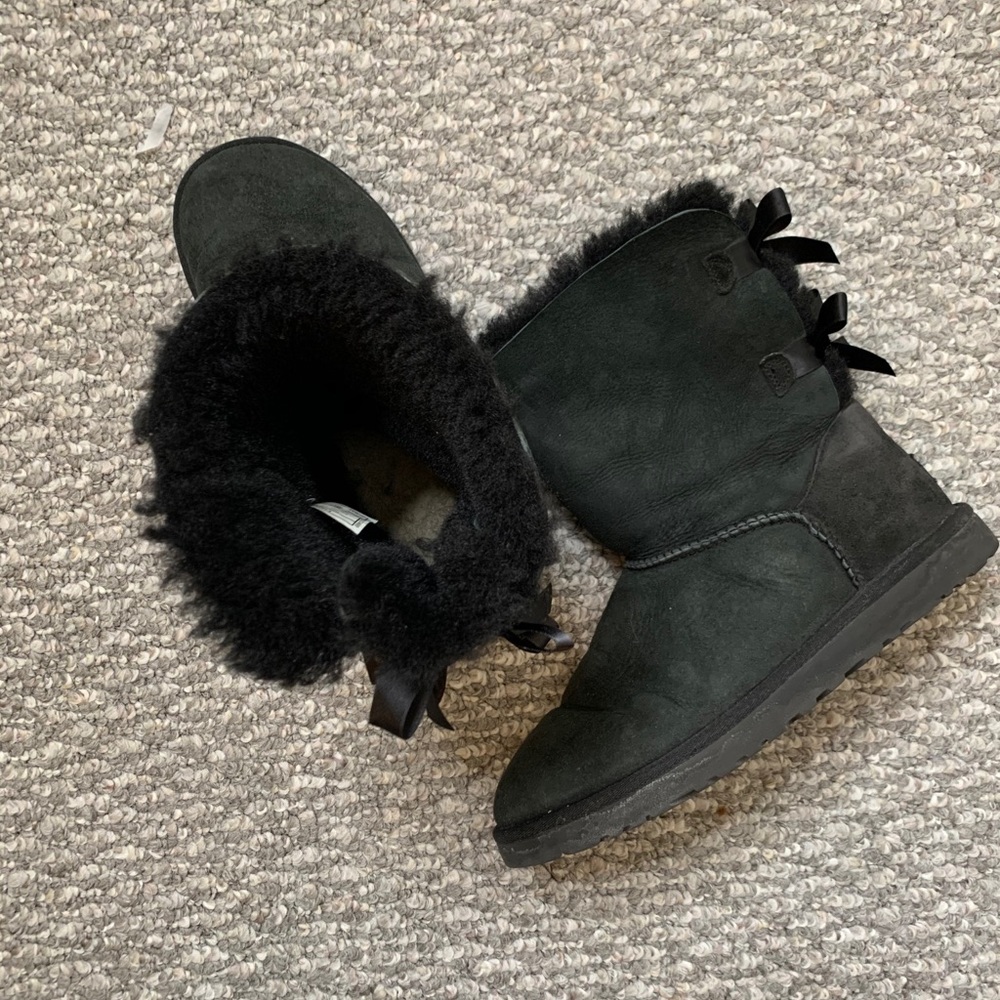 Black UGG boot